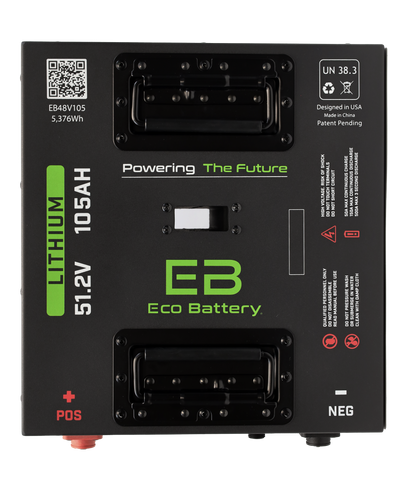 Eco Battery 51V 105AH Thru-Hole Battery Bundle / Evolution (9-Pin Only) - B-3162