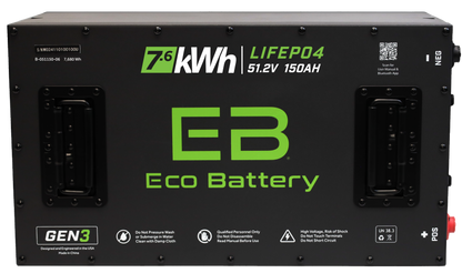 Eco Battery 51V 150AH Battery Bundle / Epic EV (4 x 2 Factory Battery Tray Bundle) - B-3360