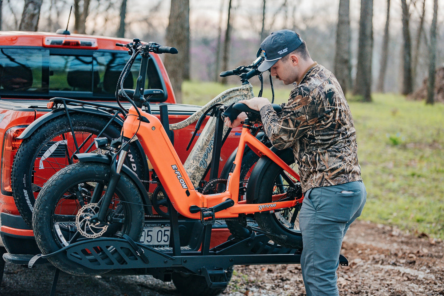 Adam Equipment Young Electric E-Flow 750W Folding eBike | 20'' All-terrain Fat Tire With 48V20Ah BAFANG Battery, Up to 90 Miles, 28 MPH - 12803020DB