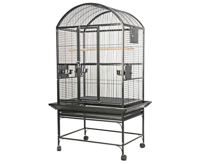 LeMond A&E 24"x22" Dome Top Bird Cage - 9002422 Black