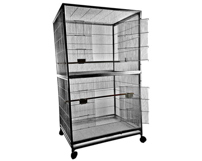 LeMond A&E 40"x30" Extra Large Flight Cage - 4030FL Black