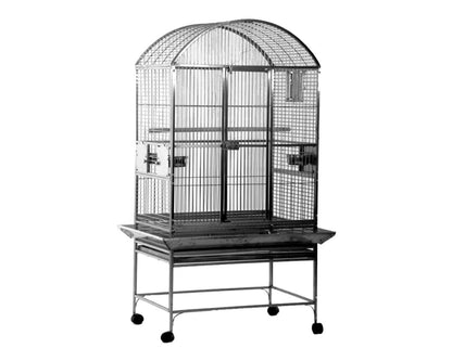 LeMond A&E Stainless Steel 32"x23" Dome Top Bird Cage - 9A-3223 Stainless Steel