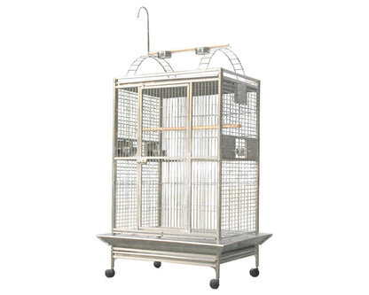 LeMond A&E Stainless Steel 40"x30" Play Top Bird Cage - 8004030 Stainless Steel