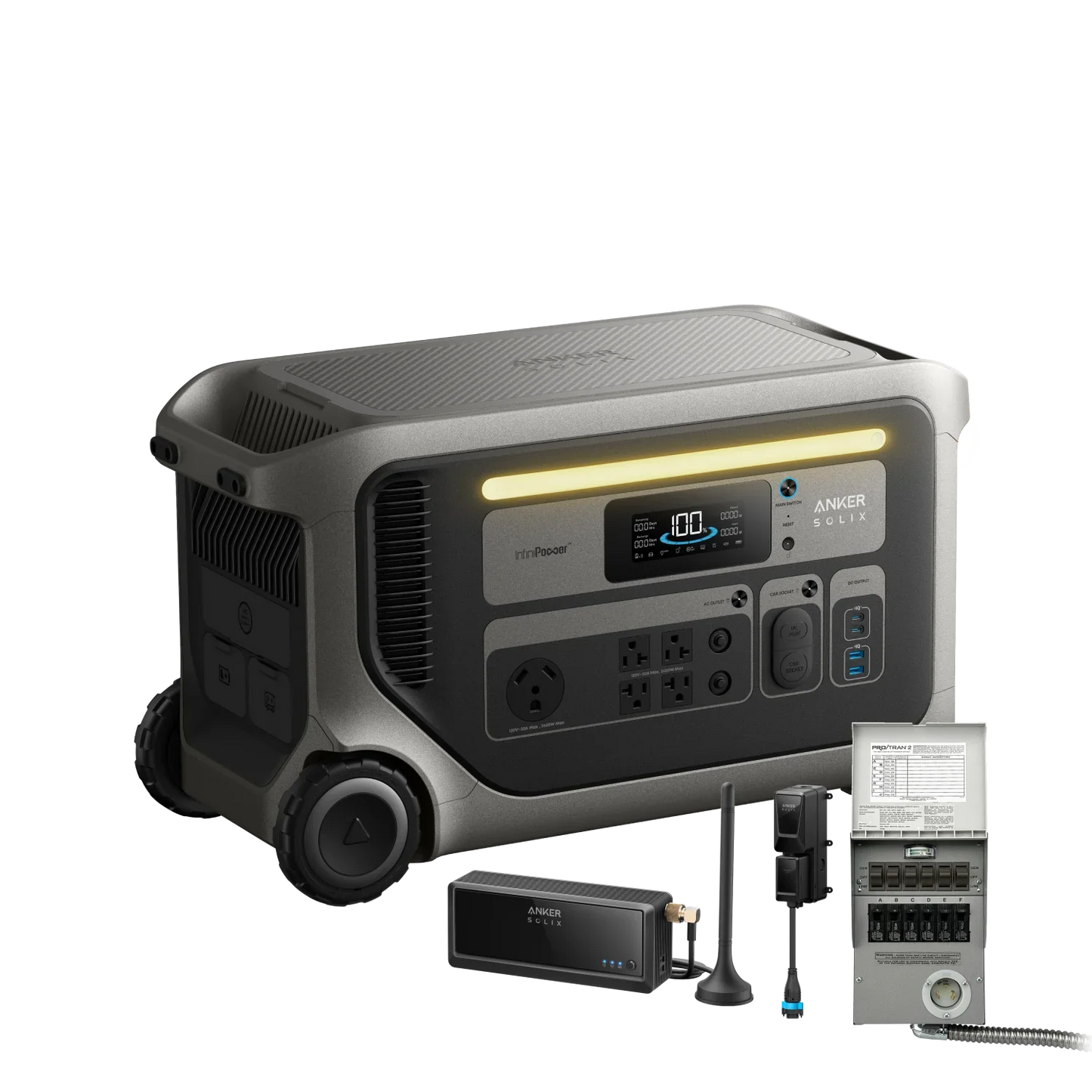 Aurora Generators SOLIX F3000 + Power Saver Kit + Transfer Switch - G178211Z