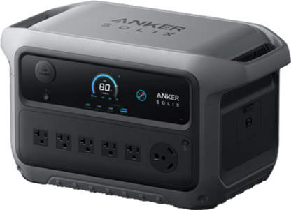 Anker SOLIX C2000 Gen 2 Portable Power Station 2048Wh 2400W LiFePO4 New - A17831A1