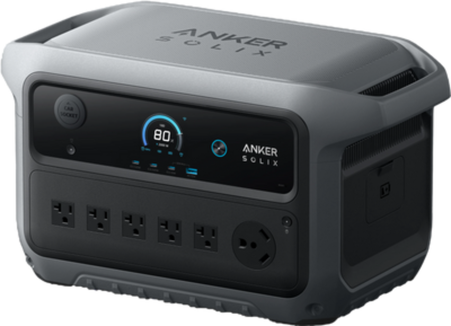 Anker SOLIX C2000 Gen 2 Portable Power Station 2048Wh 2400W LiFePO4 New - A17831A1