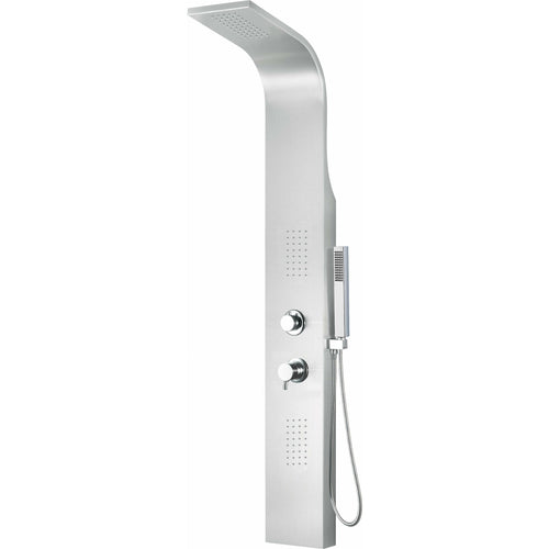ALFI Modern Stainless Steel Shower Panel with 2 Body Sprays  - ABSP20