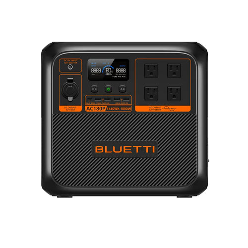 BLUETTI Premium 150 (AC180P) Solar Portable Power Station | 1,800W 1,440Wh - PowerGen USA