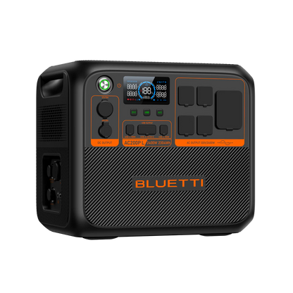 Aurora Generators Premium 200 (AC200PL) Portable Power Station | 2,400W 2,304Wh  - P-AC200PL-US-GY-BL-010