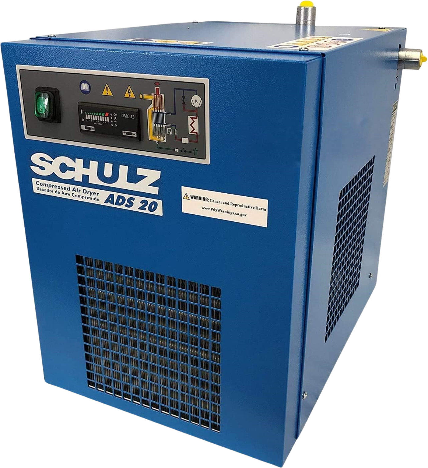 Schulz ADS-20 Air Dryer Non-Cycling Compressed 20 CFM 232 PSI 115V 1-Phase New - ADS-20-UP