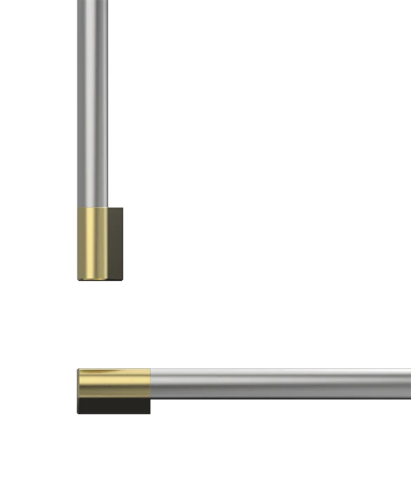 Fisher Paykel Professional Round Flush Handle Kit for Integrated , 24" Other - AHP3RD2484WBA