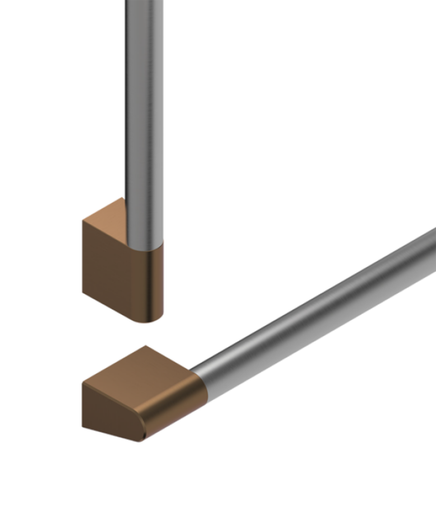 Fisher Paykel Professional Round Flush Handle Kit for Integrated Freezer, 36" Other - AHP3RD3684WDC