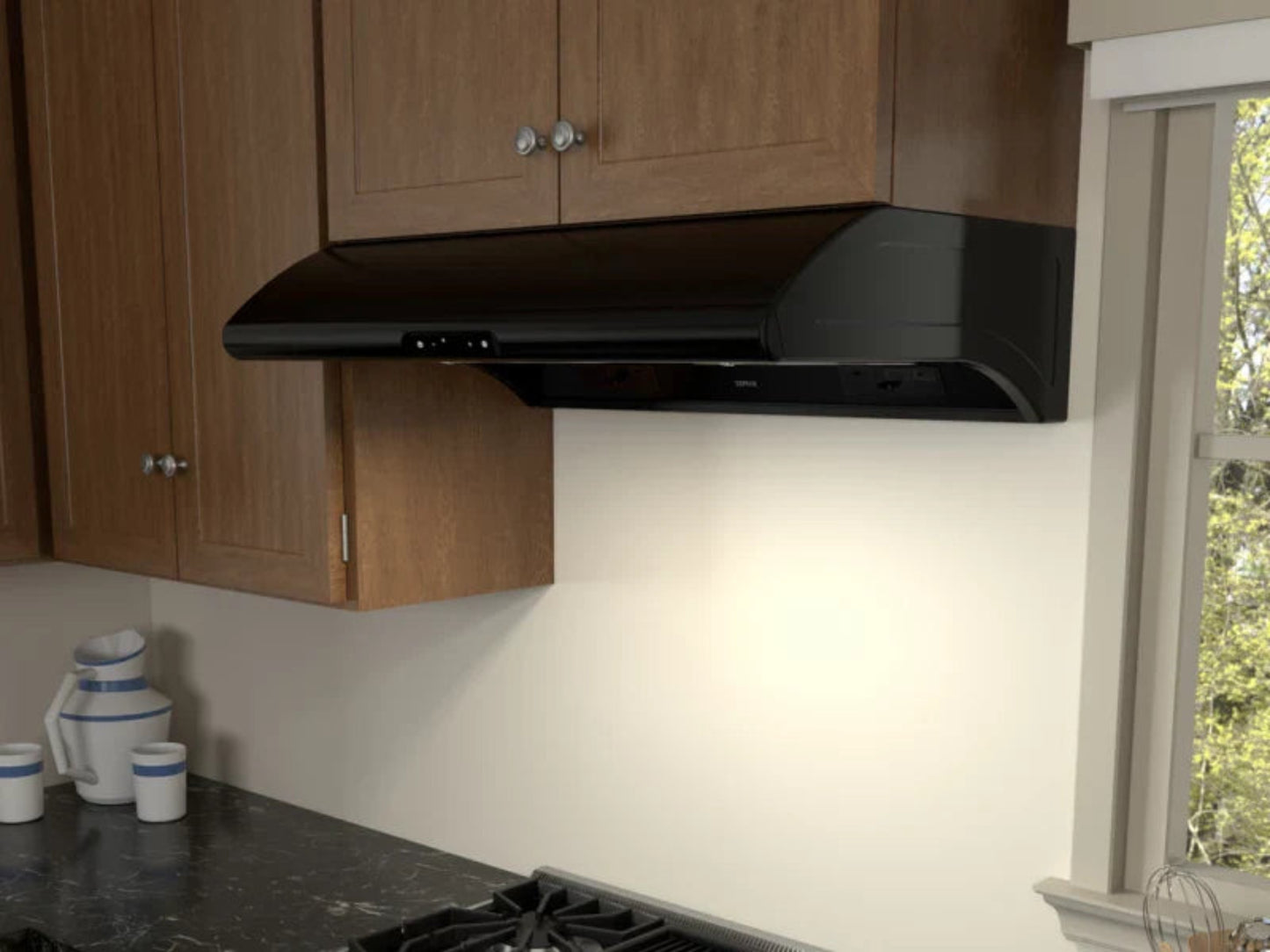 Zephyr AK2136CB 36" Typhoon Under-Cabinet Black - AK2136CB