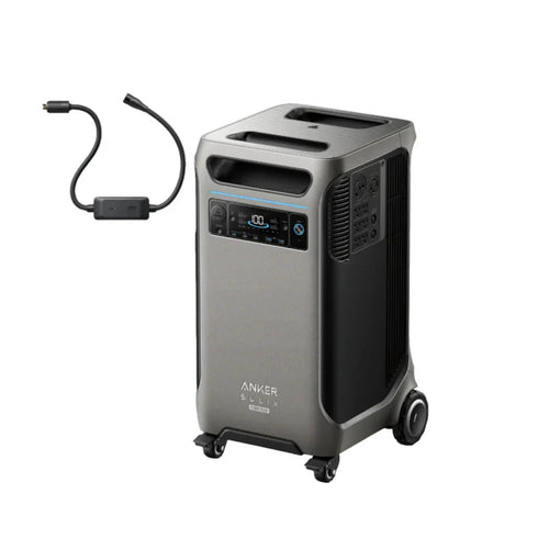 Aurora Generators Anker SOLIX F3800 Plus Portable Power Station with Gas Adapter - 3840 Watt Hours - B17901141