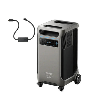 Aurora Generators Anker SOLIX F3800 Plus Portable Power Station with Gas Adapter - 3840 Watt Hours - B17901141