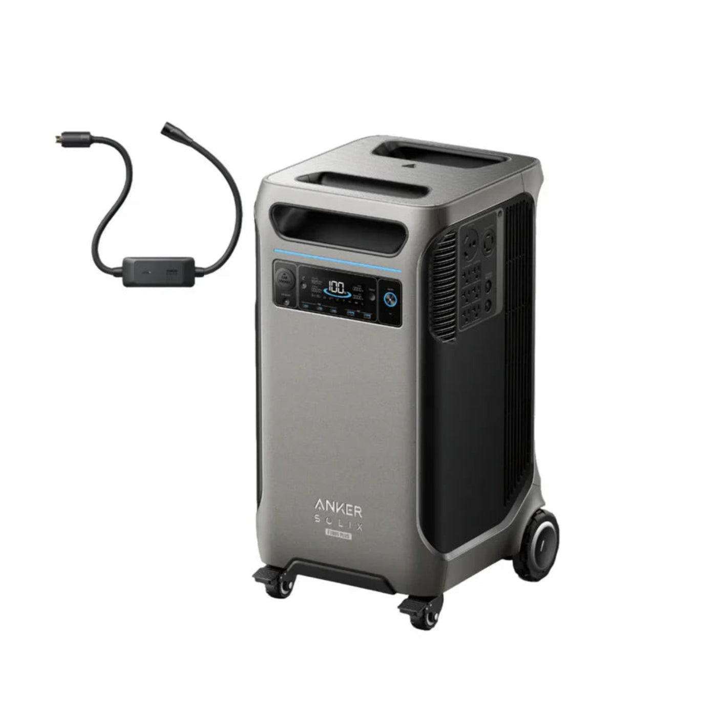 Aurora Generators Anker SOLIX F3800 Plus Portable Power Station with Gas Adapter - 3840 Watt Hours - B17901141