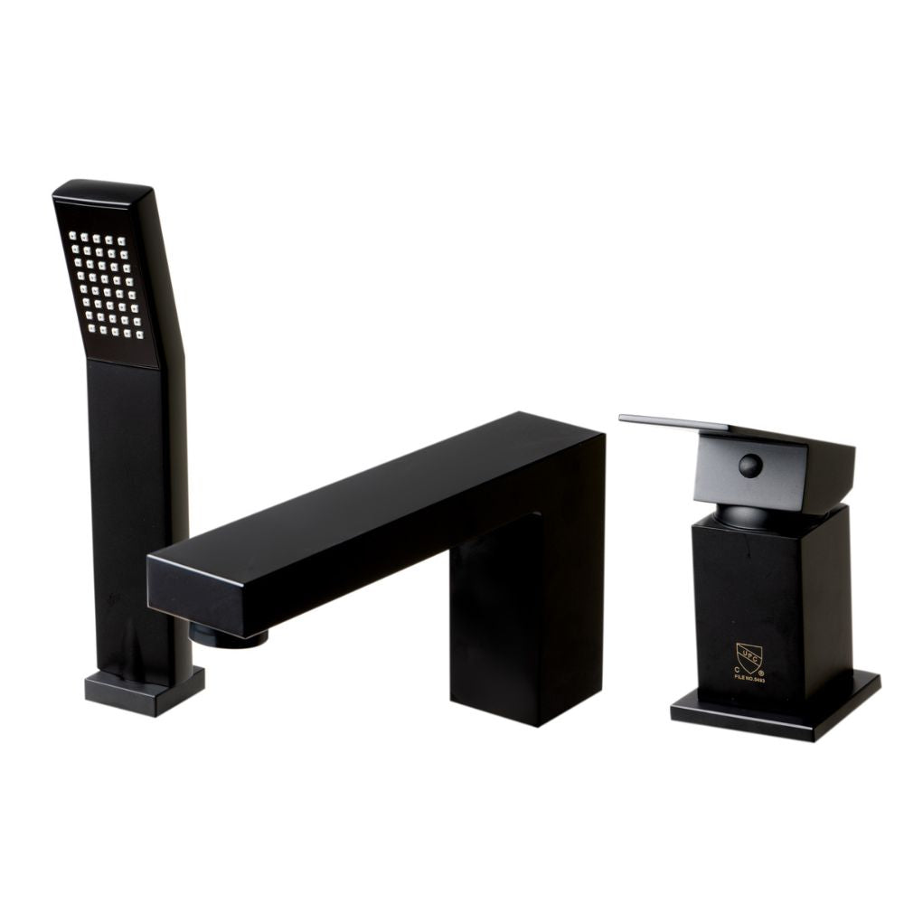 ALFI 3 Hole Deck Mounted Tub Filler with Hand Held Shower  - AB2322