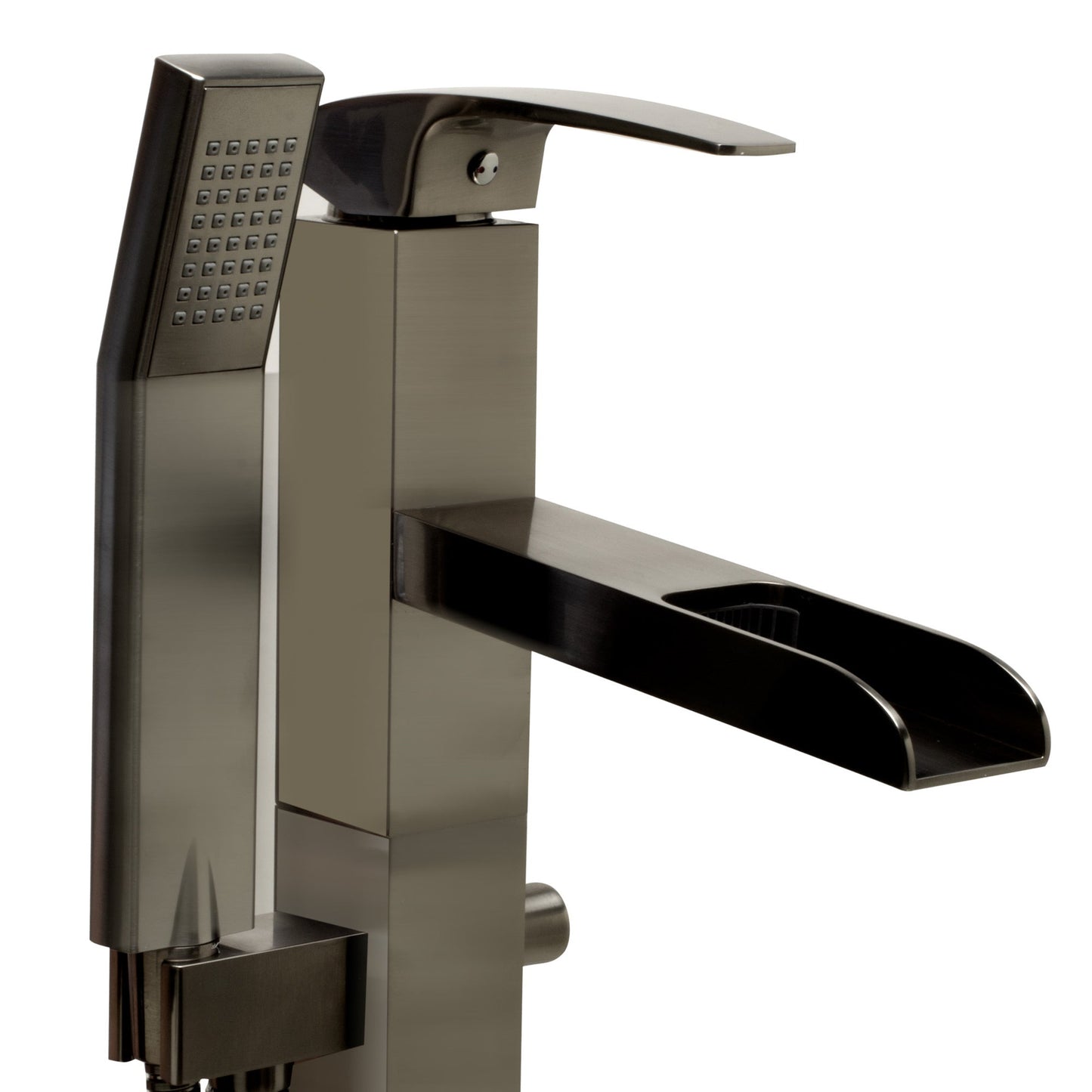 ALFI Single Hole Floor Mounted Waterfall Tub Filler -  AB2843