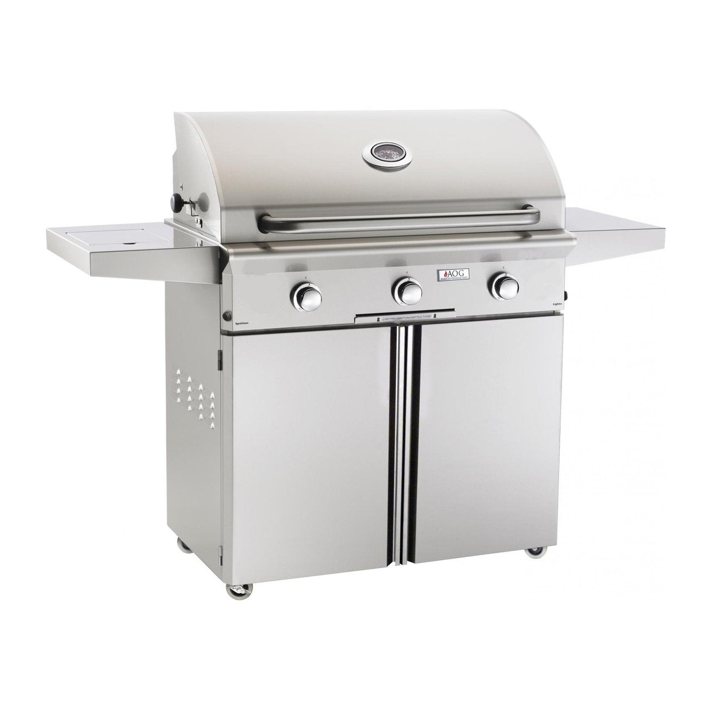 AOG American Outdoor Grill Propane Gas 36-Inch L-Series 3-Burner Freestanding Grill - 36PCL-00SP