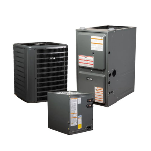 GOODMAN 1.5 Ton 13.4 SEER2 96% AFUE 40,000 BTU Gas Furnace and R32 Air Conditioner System - Downflow - AQ-GD9S960403BN