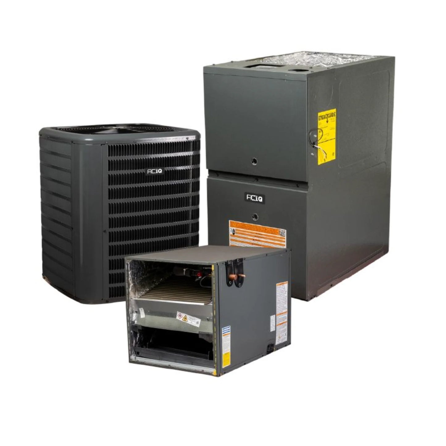 GOODMAN 2.5 Ton 13.4 SEER2 80% AFUE 60,000 BTU Gas Furnace and R32 Air Conditioner System - Horizontal - AQ-GR9S800603BN