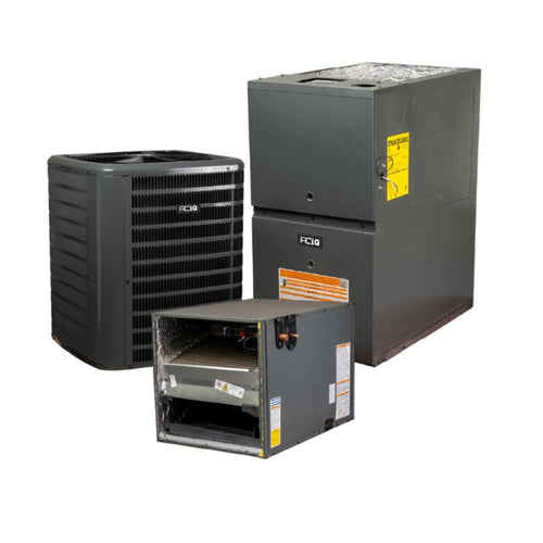 GOODMAN 2.5 Ton 13.4 SEER2 80% AFUE 60,000 BTU Gas Furnace and R32 Air Conditioner System - Horizontal - AQ-GR9S800603BN