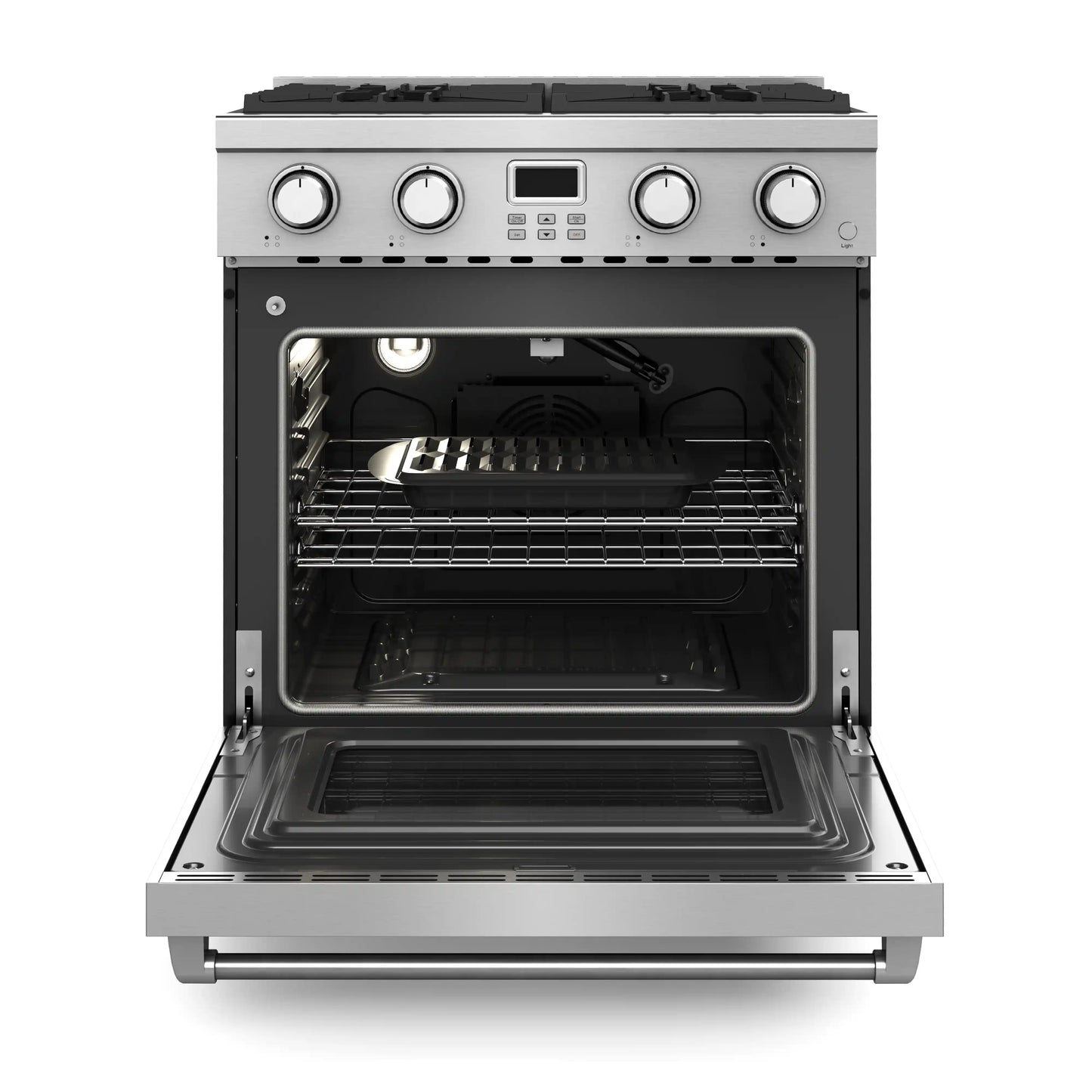 Thor Kitchen 30-Inch Propane Gas Range with 4.8 Cu. Ft. Convection Oven in Stainless Steel  - ARG30LP