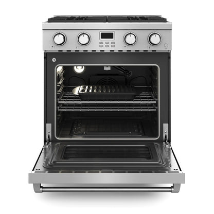 Thor Kitchen 30-Inch Propane Gas Range with 4.8 Cu. Ft. Convection Oven in Stainless Steel  - ARG30LP