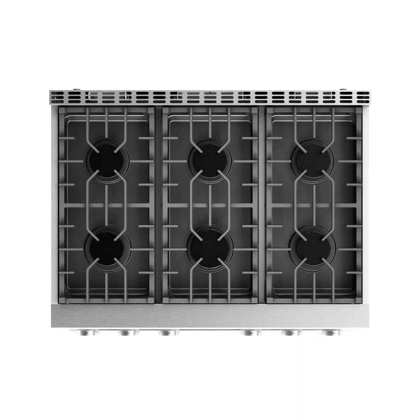 Thor Kitchen 36-Inch Propane Gas Range with 6 Burners, 6.0 Cu. Ft. Convection Oven in Stainless Steel  - ARG36LP