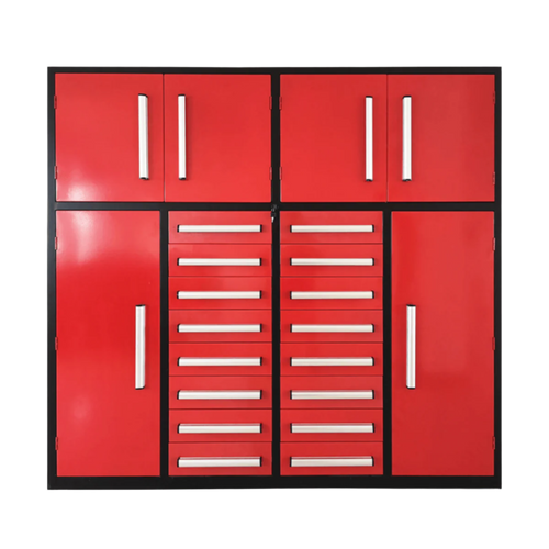 Chery Industrial [AS-IS] 7ft Garage Storage Cabinets with 16 Drawers - D_WW000201