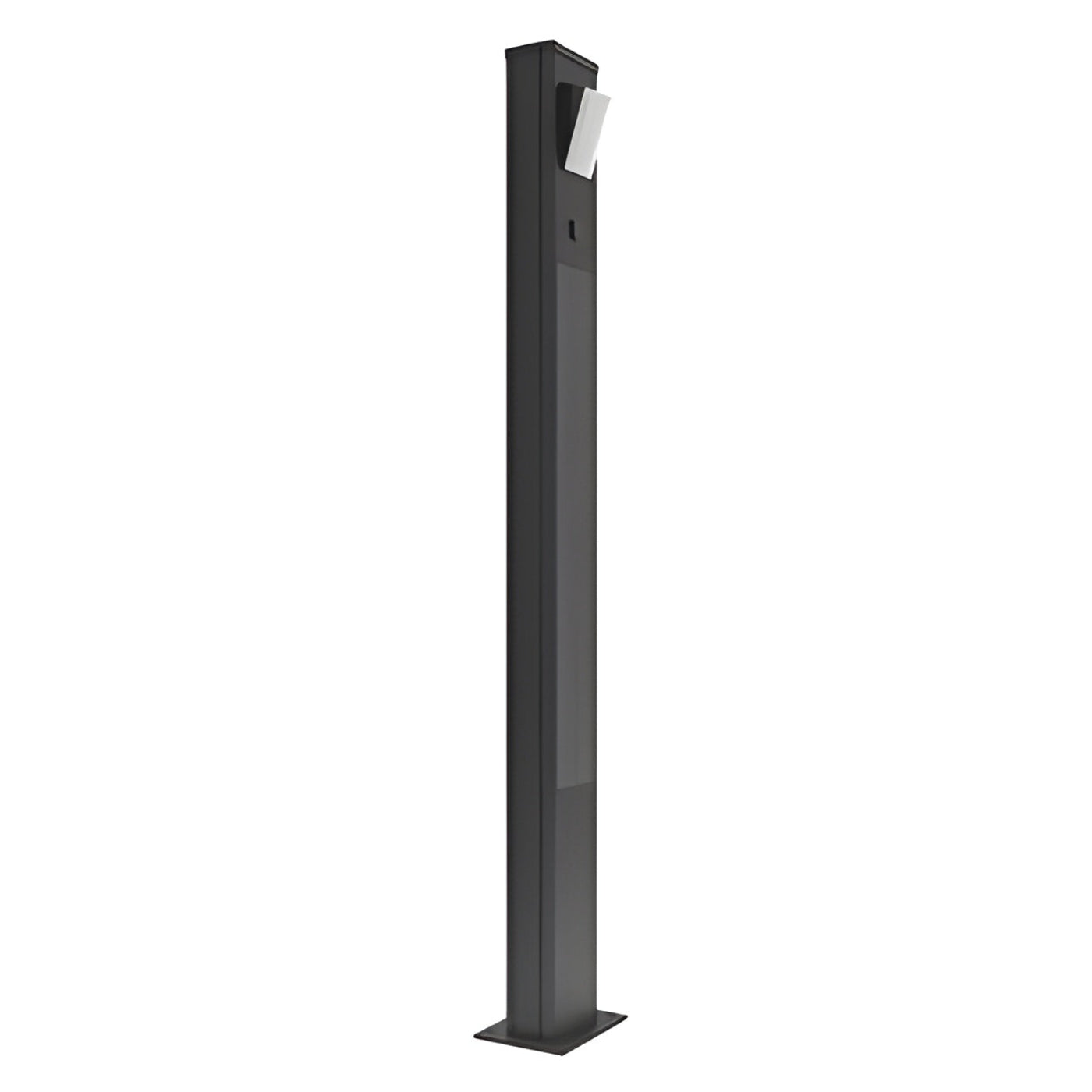 AVS Energy Solar Urban Light 20 Watt 3000 Lumens 5000K Black Housing Pathway Lighting Landscape Light Solar Resistant Bollard Light - AVS-TOTEM-20W