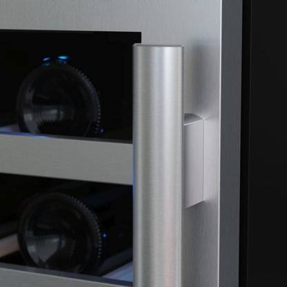 Avallon 24 Inch Wide 53 Bottle Capacity Single Zone Wine Cooler with Left Swing Door - AWC242SPRGLH