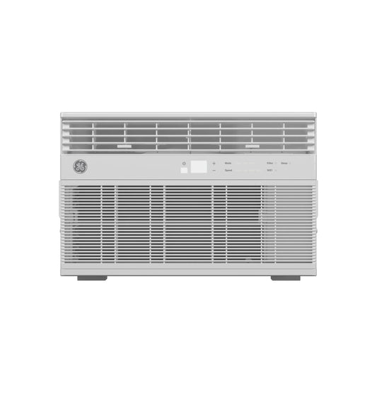 GE Appliances  8,000 BTU Smart Electronic Window Air Conditioner for Medium Rooms up to 350 sq. ft. White - AWCS08WWF