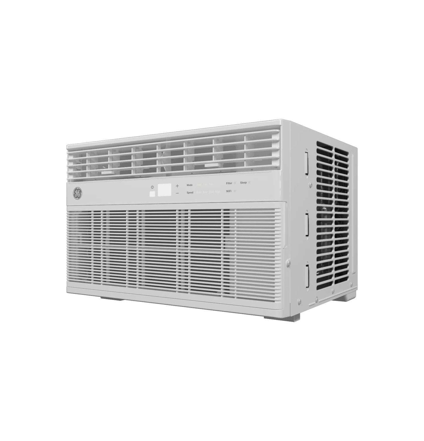 GE Appliances  8,000 BTU Smart Electronic Window Air Conditioner for Medium Rooms up to 350 sq. ft. White - AWCS08WWF