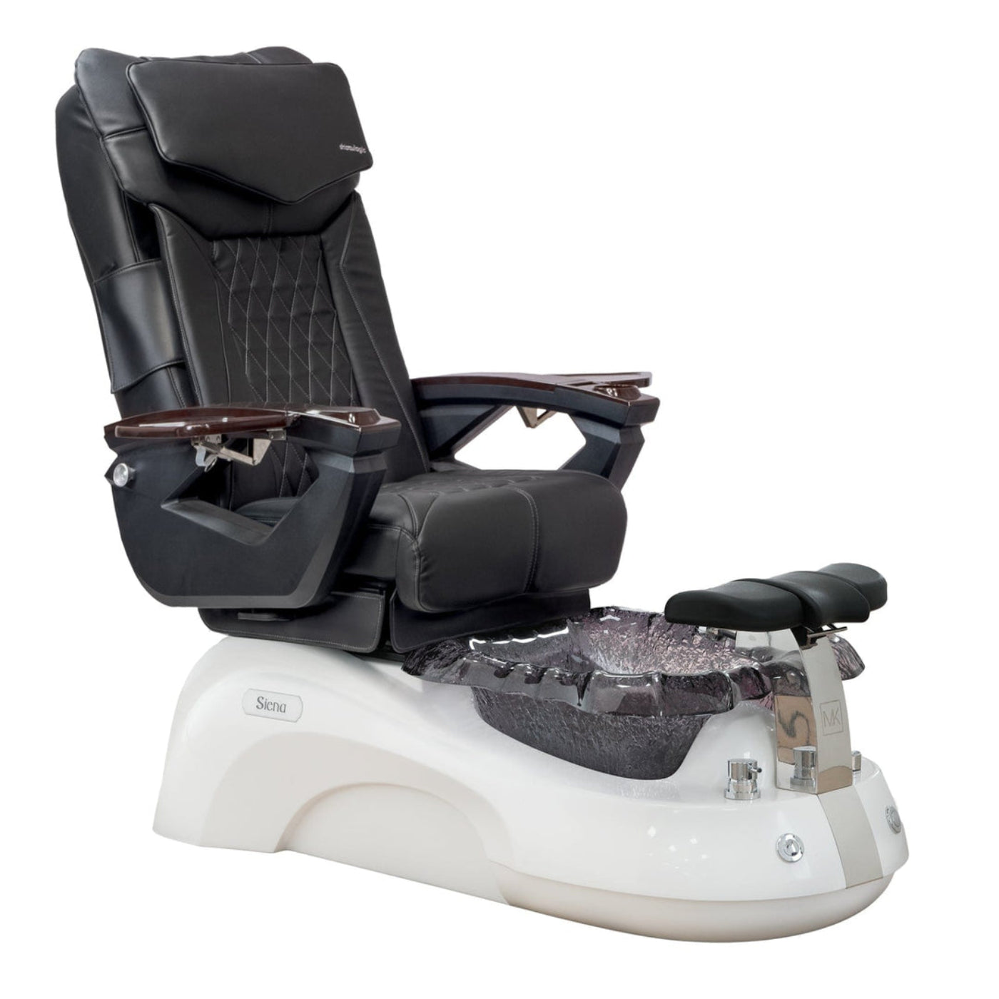 Mayakoba SIENA Shiatsulogic LX Pedicure Chair - AYC-SPA-SIENA-LX1807-817NBLKGLD-18VBLK