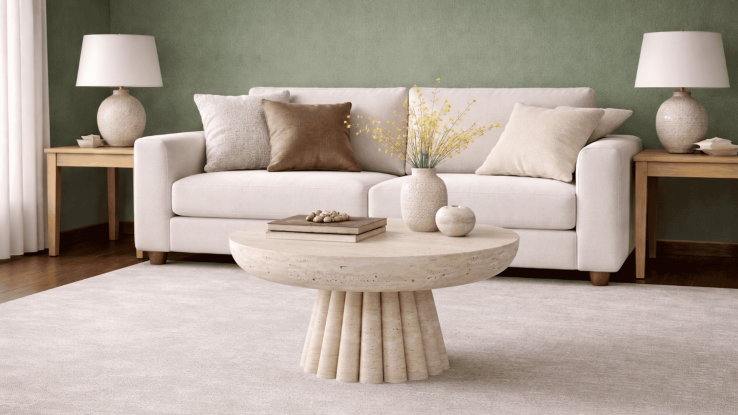 Lovecup  Moris Marble Coffee Table | Custom Natural Stone Table - MORISORTASEHPA