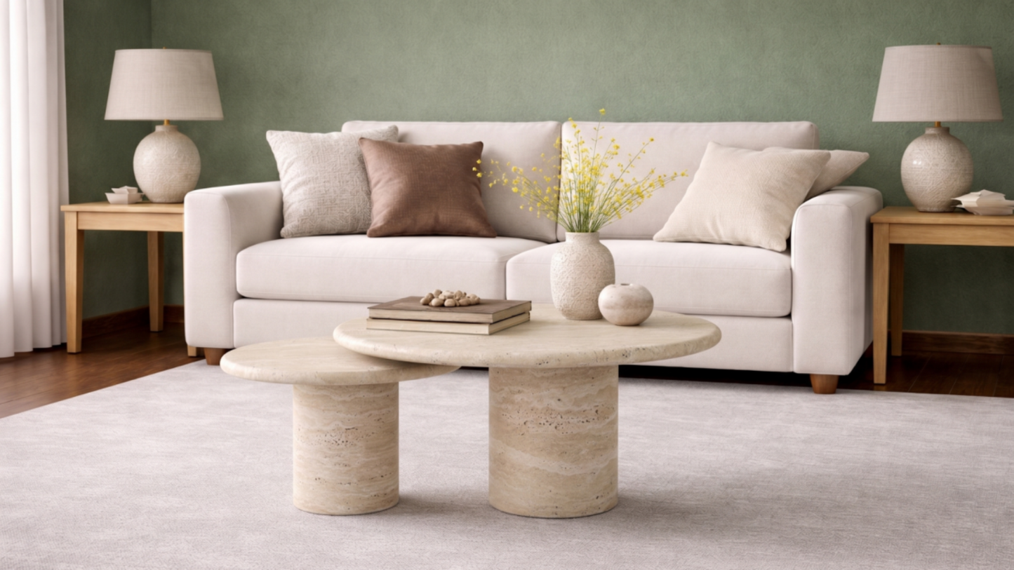 Lovecup  Arene Marble Coffee Table - ARENEORTASEHPA-2