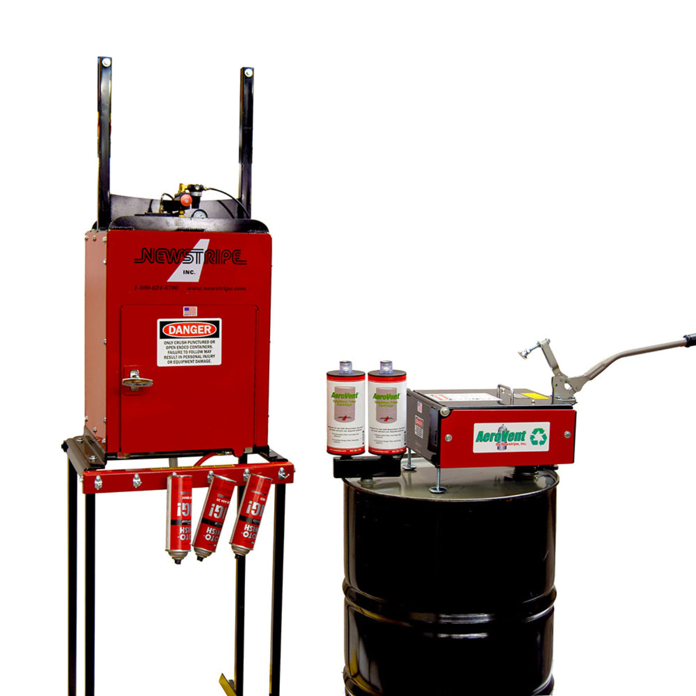 Newstripe AeroVent Crush 3X Aerosol Can Disposal System - 1779769790962_126