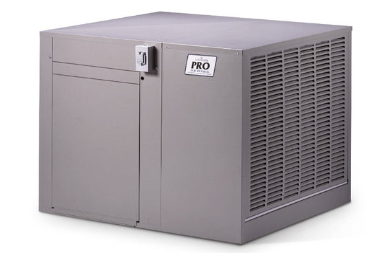 Aerocool Pro 6800 Downdraft Complete Evaporative Cooler System - 120 Volt 1HP Motor, 4x4 High Efficiency Media, Digital Thermostat, Purge System