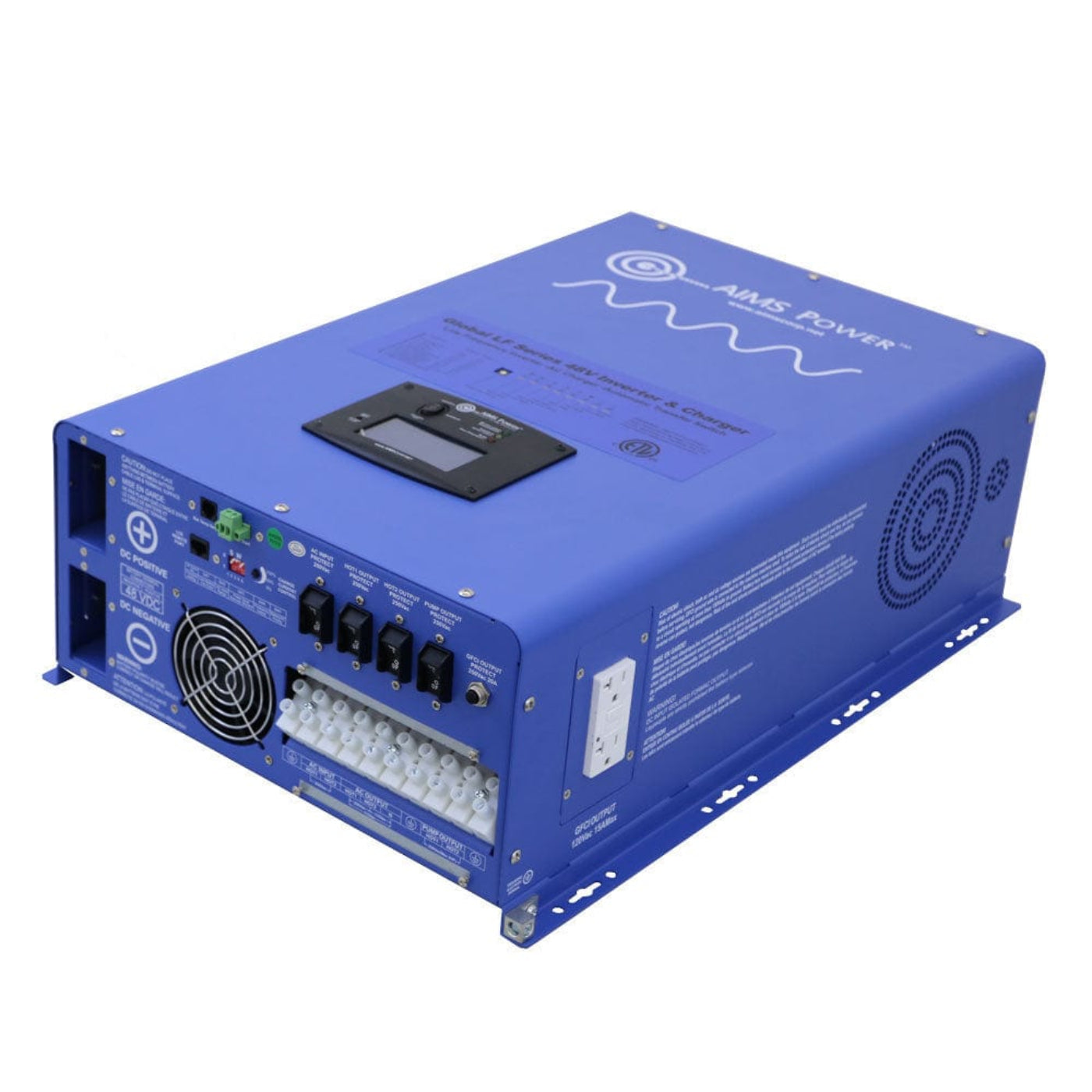 Aims Power 12000 Watt 48V Pure Sine Split Phase Inverter Charger - PICOGLF120W48V240VS