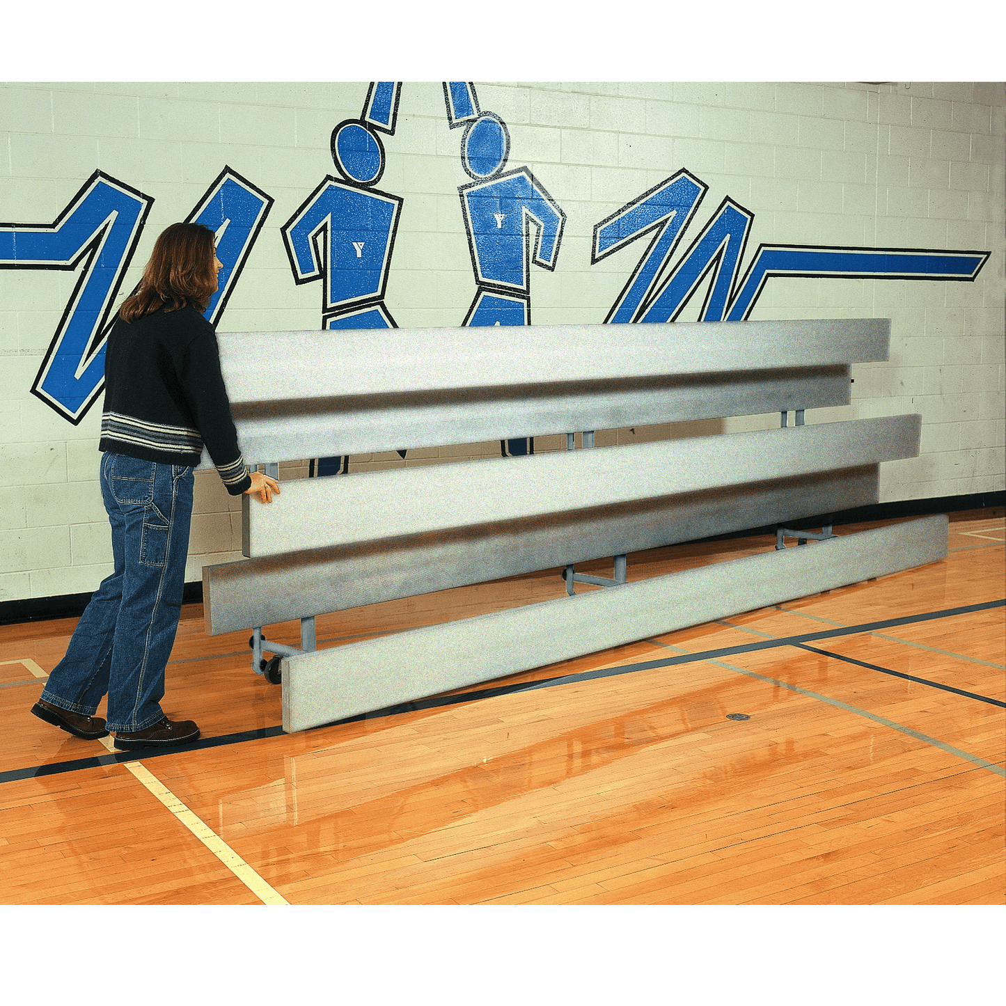 Bleacher  All Aluminum Easy Store Indoor