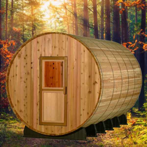 Harvia Almost Heaven Shenandoah 4 Person Barrel Sauna - AHBRL710RU