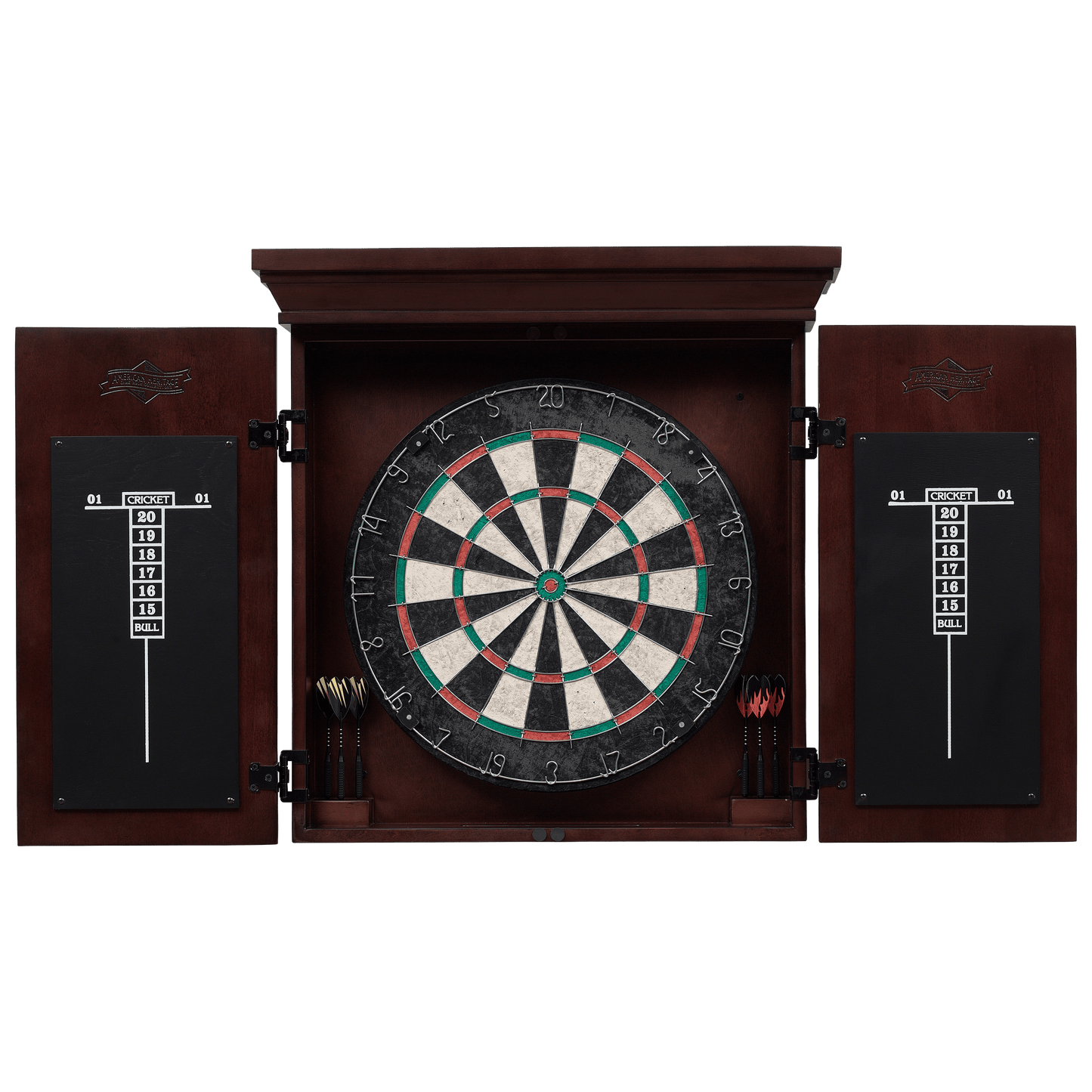 American Heritage Athos Dartboard Cabinet (Expresso) - E300811