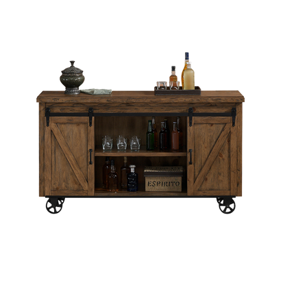 American Heritage Bristol Home Bar Cart (Harvest) - E600089