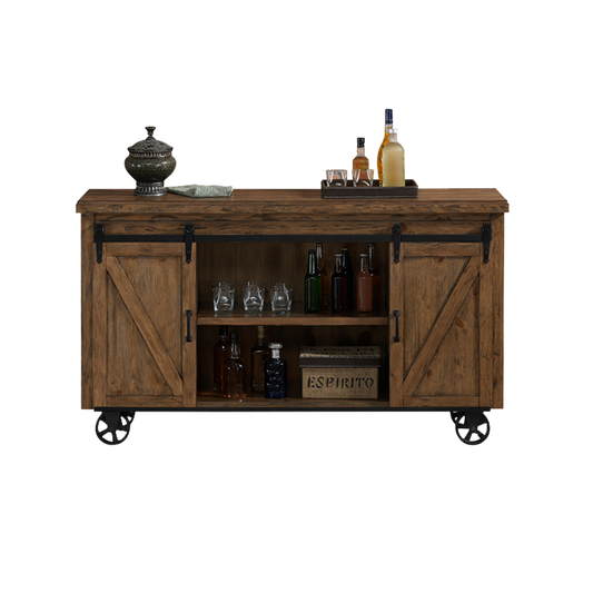 American Heritage Bristol Home Bar Cart (Harvest) - E600089