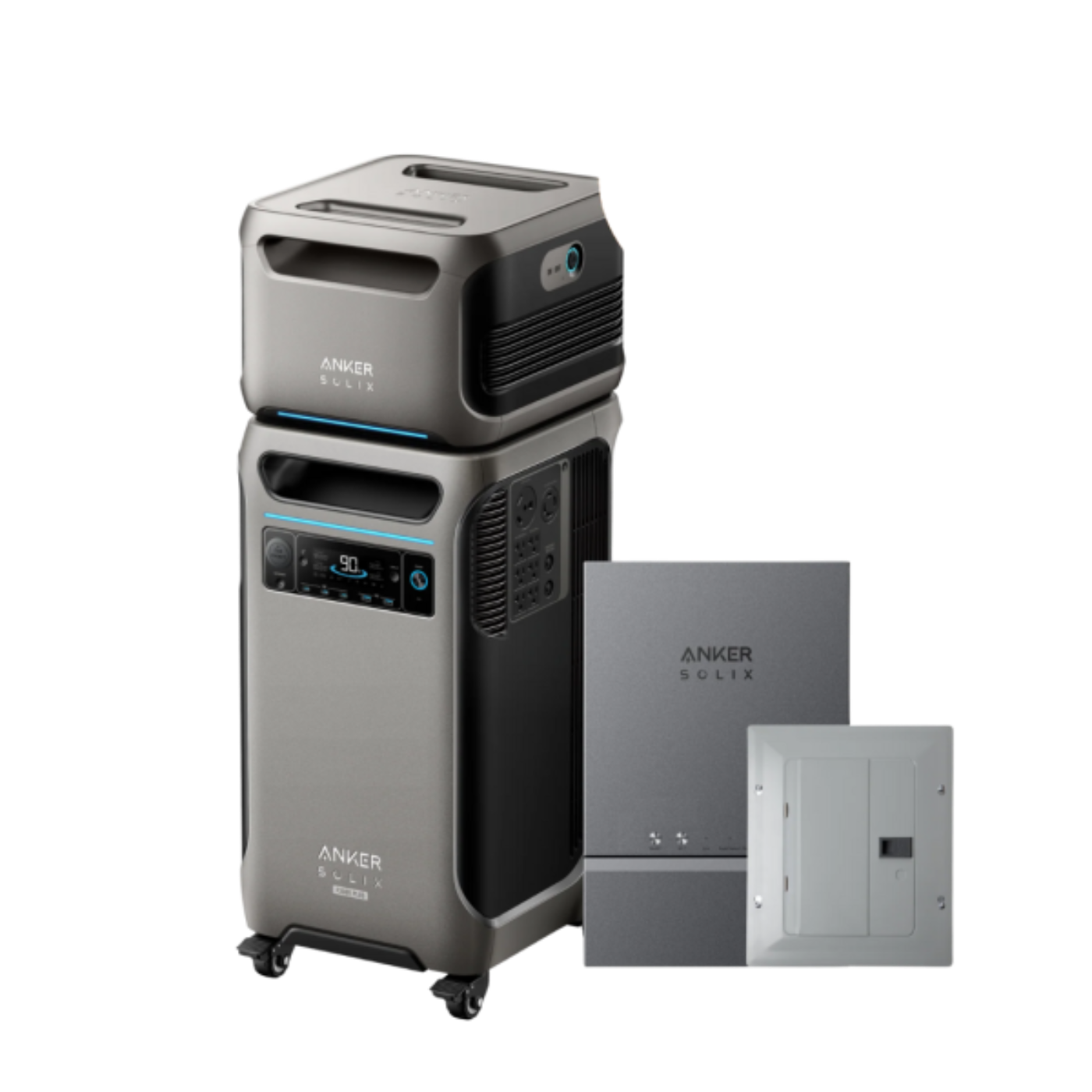 Anker SOLIX F3800 with Expansion Battery Automatic Home Power Panel Kit - B1790116