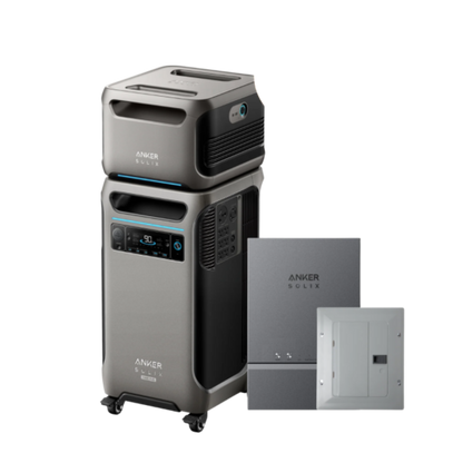 Anker SOLIX F3800 with Expansion Battery Automatic Home Power Panel Kit - B1790116