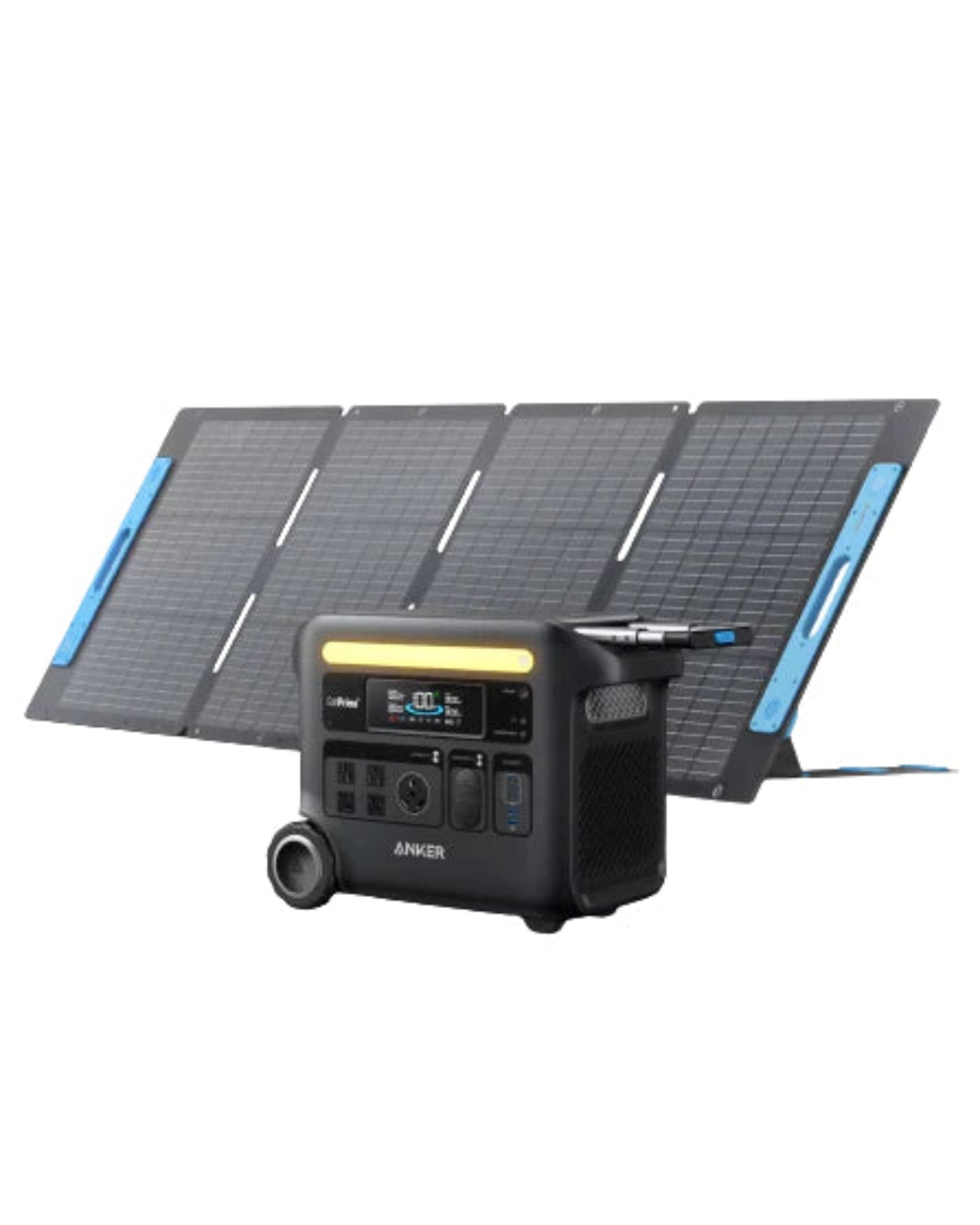 Aurora Generators Anker SOLIX F2600 Solar Generator - 2560Wh | 2400W |  With Anker Solix PS 400W Solar Panel - PowerGen USA - B1781112