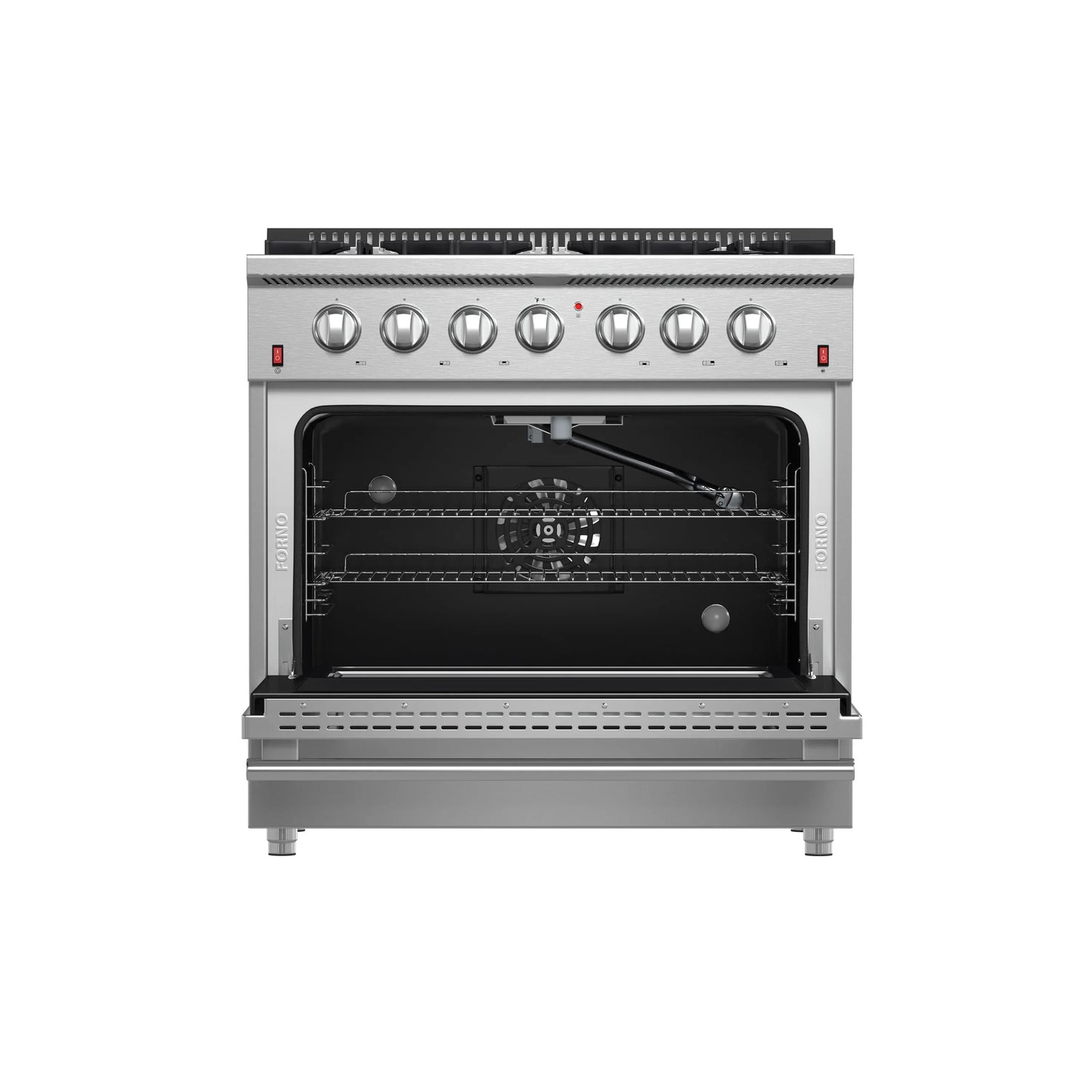 Forno Galiano 36-Inch  Gas Range with 6 Burners and Gas Convection Oven  - FFSGS6244-36