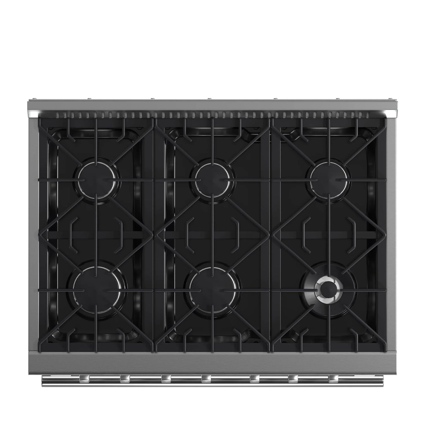 Forno Galiano 36-Inch  Gas Range with 6 Burners and Gas Convection Oven  - FFSGS6244-36